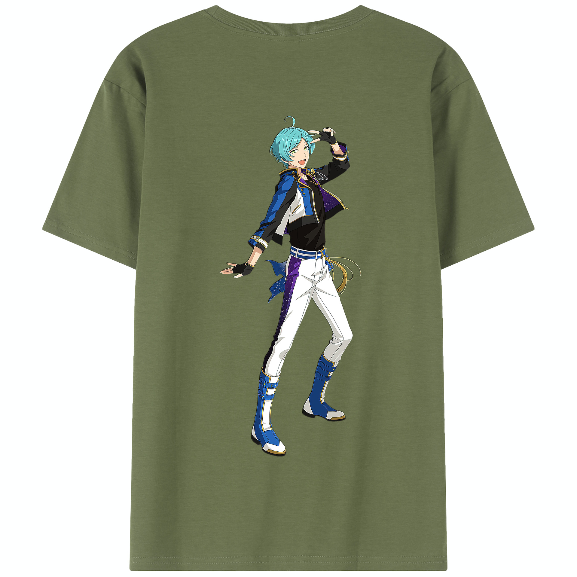 （画像用） あんさんぶるスターズ! Ensemble Stars 綿100％半袖Tシャツ（背面プリント）